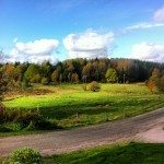 October 07, 2012 at 12:53PM Perfekt dag att vara inne verkstaden och bygga #jurta.. #alskarattsovaute by skogsmullen